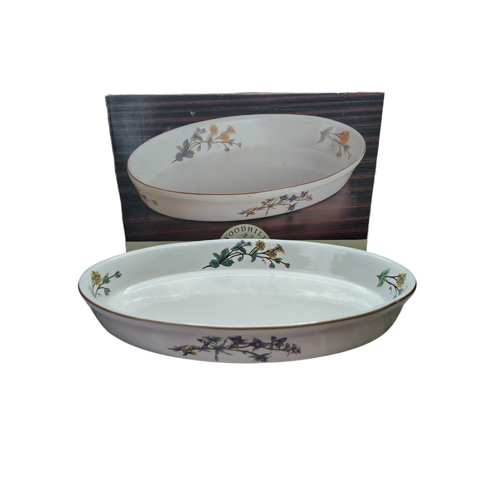 Vintage Woodhill Bakeware‎ Oval Platter Baking Dish